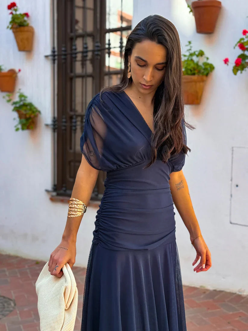 Vestido Luisa Escote en V