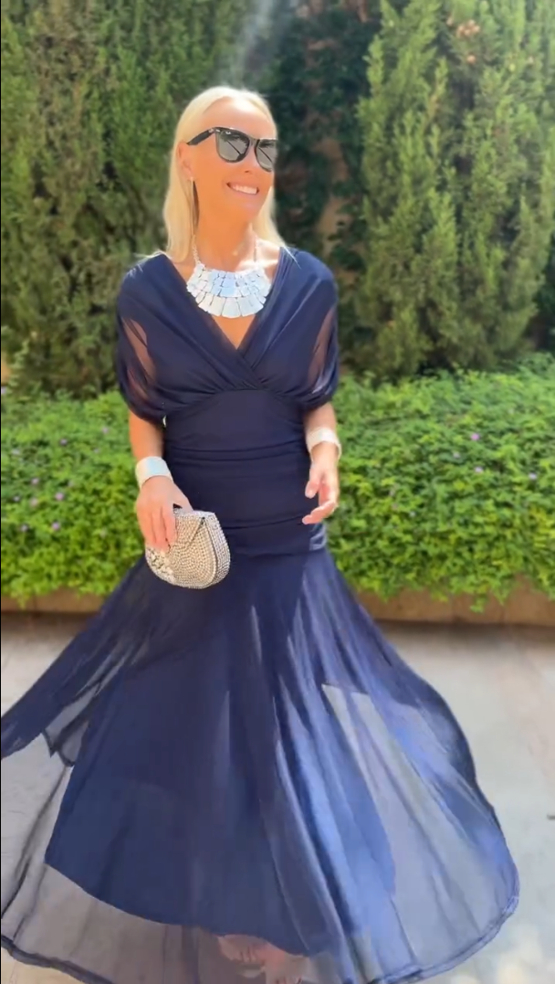 Vestido Luisa Escote en V