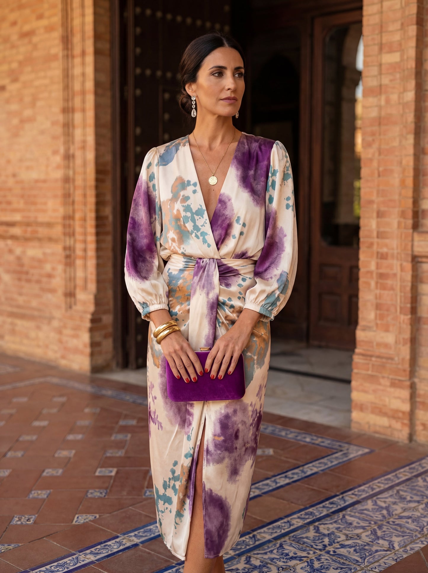 Marta | Vestido Elegante Violeta